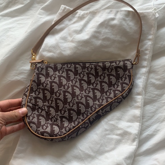 Christian Dior Diorissimo mini saddle pochette - Picture 6 of 9